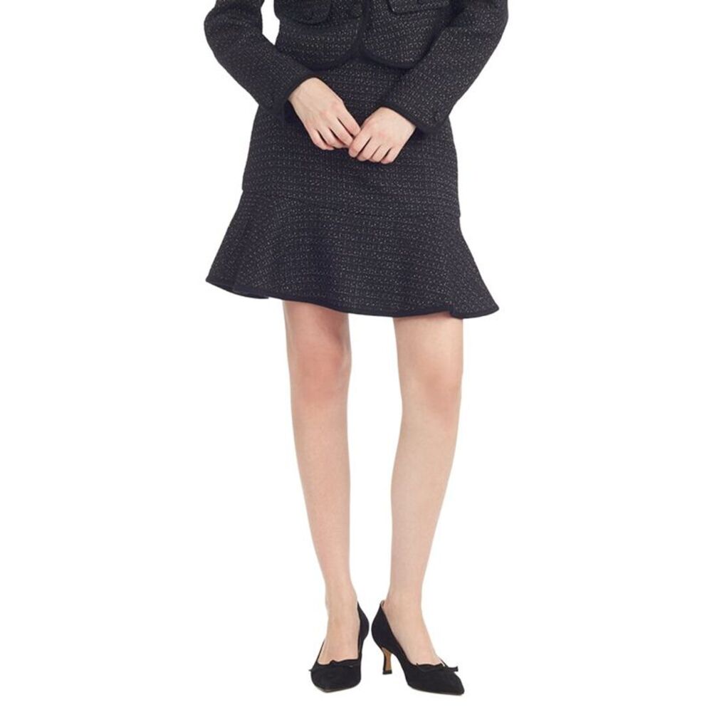 Draper James Womens Mini Flounce Skirt